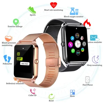 

Z60 Smart Watch With Sim Card Bluetooth SmartWatch Z60 relogio inteligente Smartwatch GT08 Plus reloj inteligente PK GT08 Band