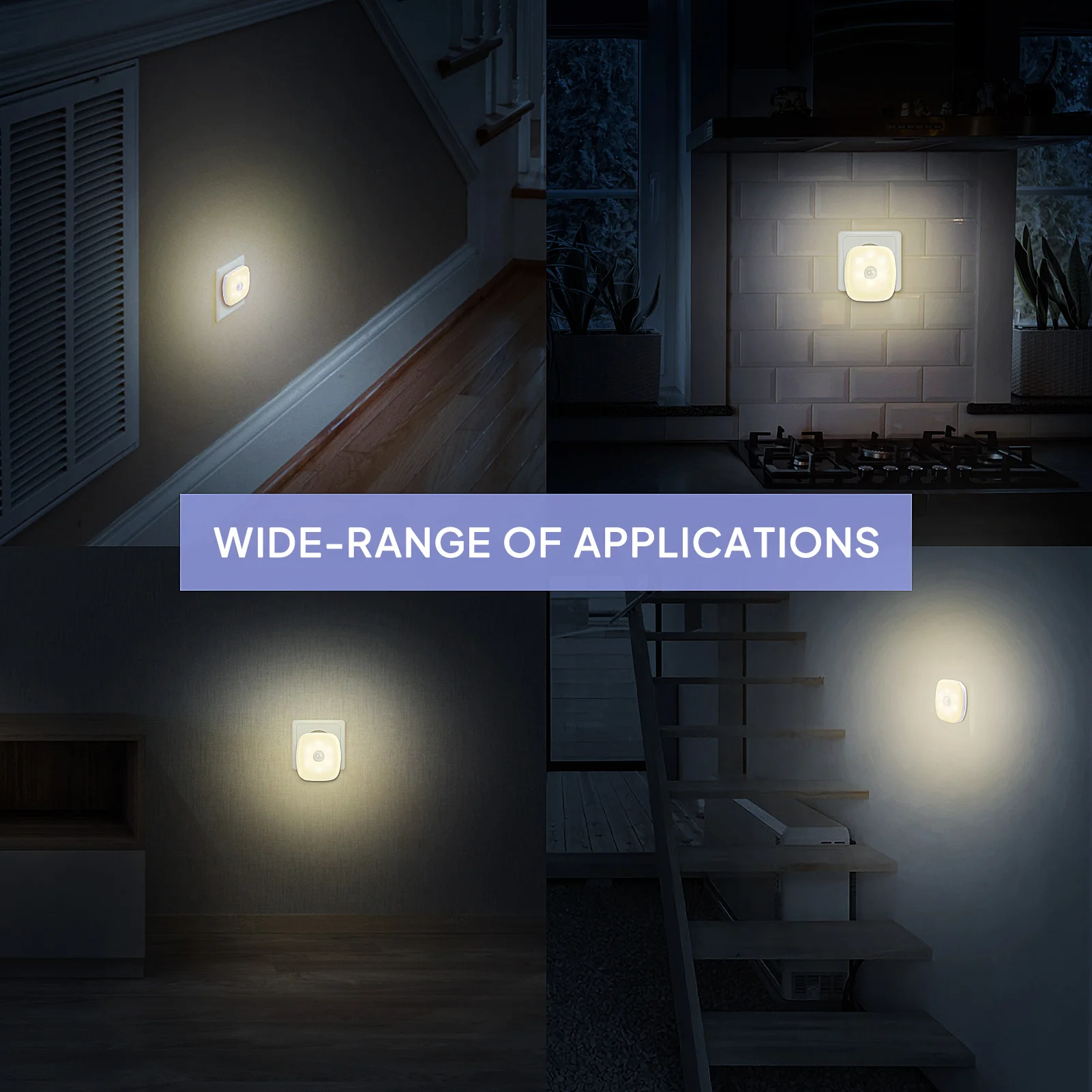 Motion Sensor Light, LED Night Light, LED Motion Sensor Light, Night Light, Motion Sensor Night Light, LED Night Lamp, Motion Sensor LED Light, Motion Sensor Lamp-Night Light Met Eu Plug Smart Motion Sensor Led Night Lamp