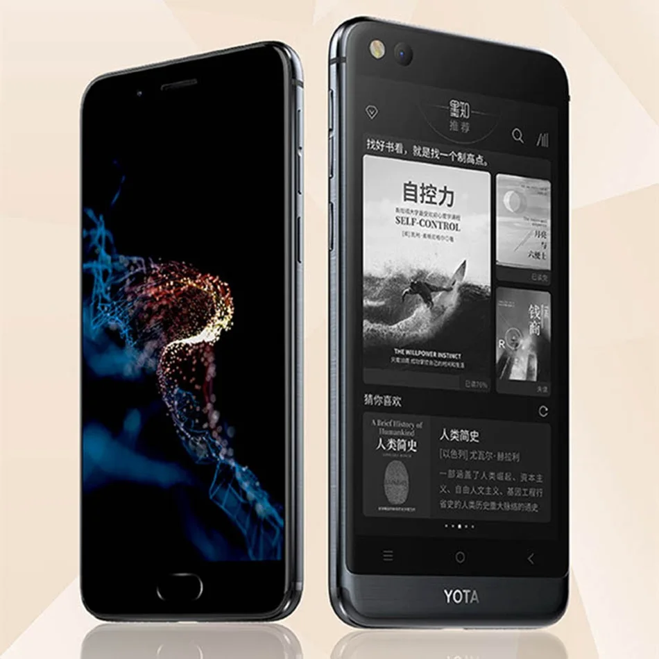 Смартфон Yota 3 Yota3 Yotaphone 4 + 64 ГБ OS7.1 два экрана 5 дюйма FHD 2 сенсорный E-ink Snapdragon