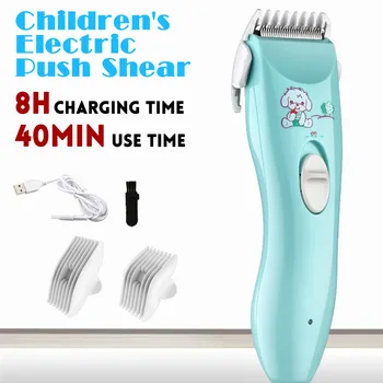 

Baby Hair Clipper Electric USB Rechargeable Waterproof Quiet Trimmer Shaver Hair Cutting Thinning Scissor Shears Set