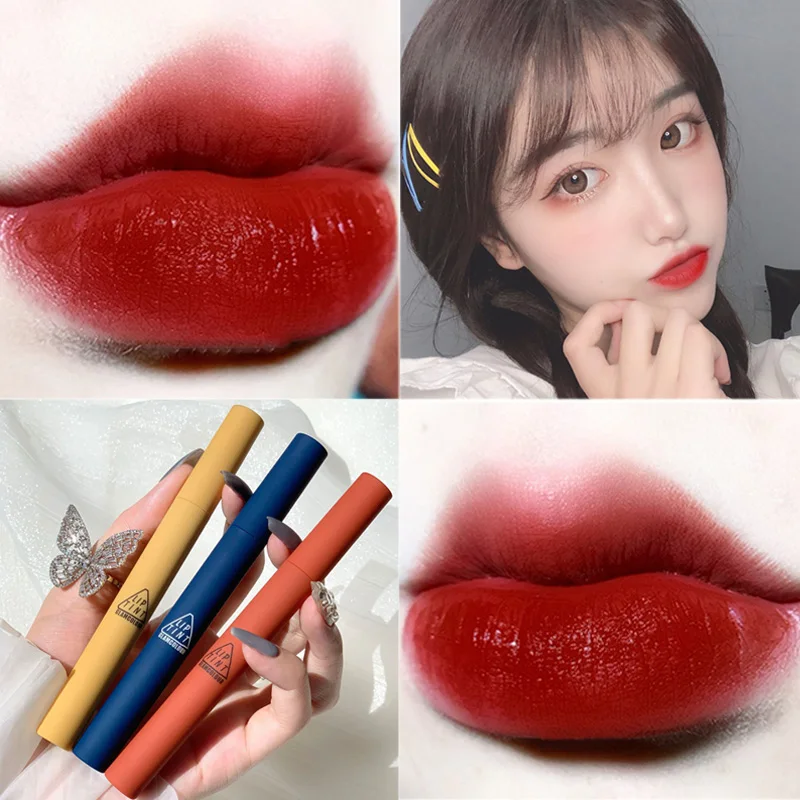 Бархатный матовый блеск для губ стойкая водостойкая антипригарная чашка телесный макияж Жидкие помады