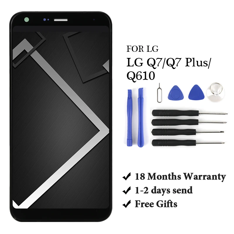 

18 month Warranty OEM 100% Tested For LG Q7 Q7 Plus Q610 LCD Display+Touch Screen Digitizer Assembly with Gift