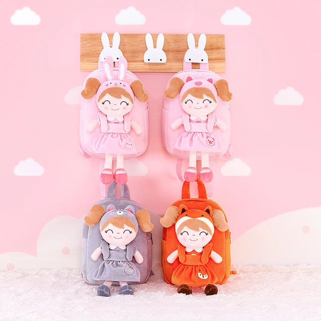 Gloveleya Dolls Stuffed Animal Backpacks Forest Animal Dolls Kids Rag Doll Bags Baby Girl Gifts Stuffed Toys Plush Toys 6