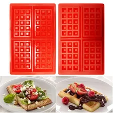 Mold-Tray Waffle-Mold Cake-Making-Tool Chocolate Cooking Silicone Kitchen Diy-Module