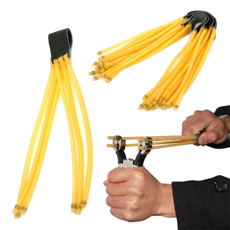 

1 PC 31*3*1cm Elastica Bungee Rubber Hunting Rubber Band Shooting Catapult Rope Archery Velocity DIY Outdoor Toy