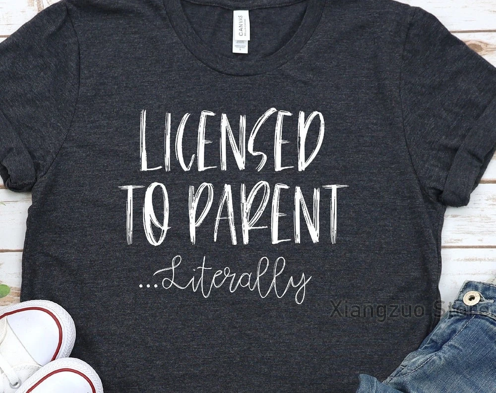 Licensed to Parent Literally Foster Adoption Shirt Adoptive Family Tshirt Premium Bella Canvas | Мужская одежда