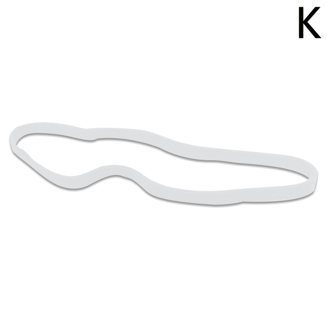 Color Women Men Yoga Hair Bands Running Sports Anti-slip Elastic Rubber Thin Headband Hair Accessories Jewelry