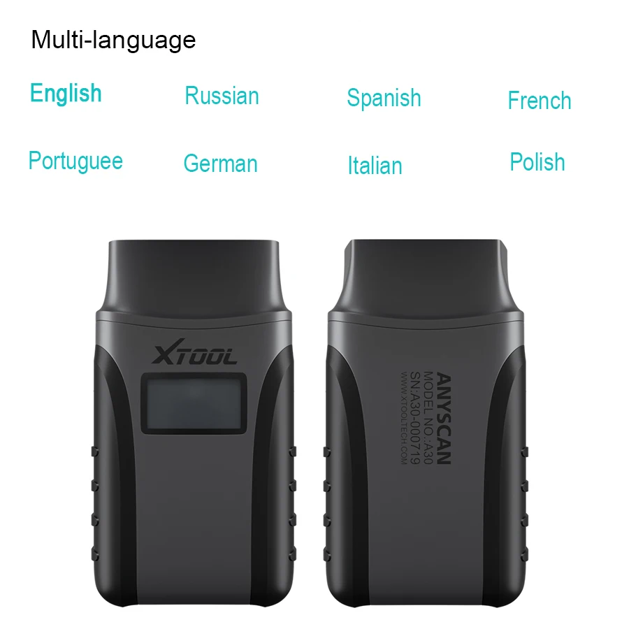 XTOOL Anyscan A30 автоматический диагностический инструмент для всех систем OBDII ENG oil EPB DPF ABS автомобильный считыватель кодов Сканер бесплатное обновление онлайн