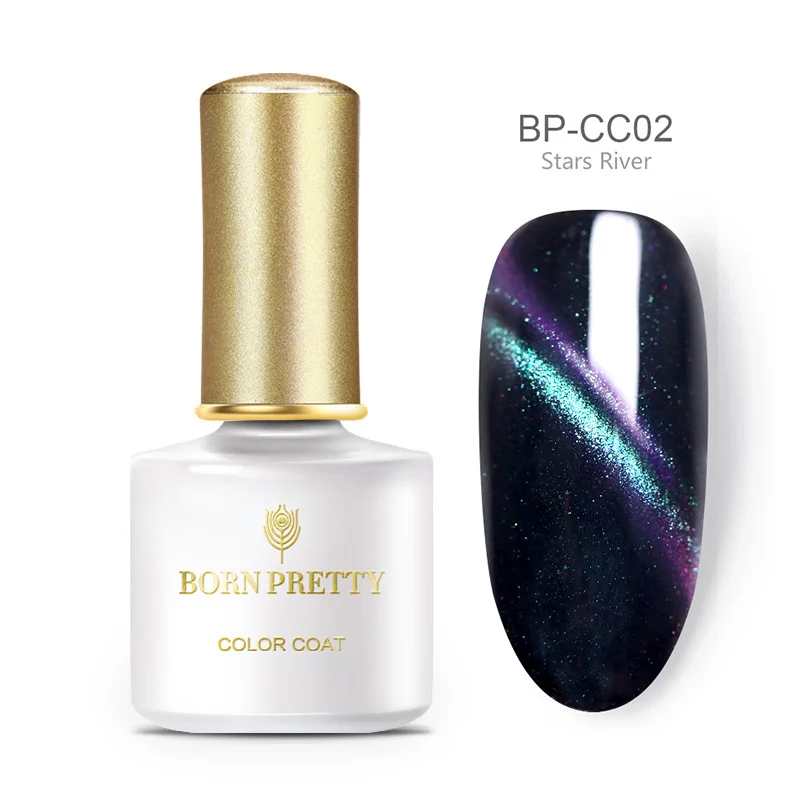 BORN PRETTY 3D Гель-лак для ногтей кошачий глаз 6 мл Хамелеон для использования с магнитом эффект замачивания УФ Гель-лак для ногтей лак для маникюра дизайн ногтей - Цвет: BP-CC02