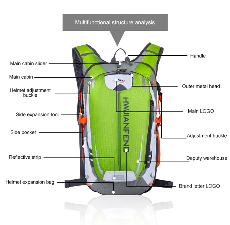 Etto рюкзак для верховой езды, супер светильник, рюкзак для горного велосипеда, велосипедная сумка для воды, для верховой езды, для пеших прогулок, для альпинизма, кемпинга, рюкзак