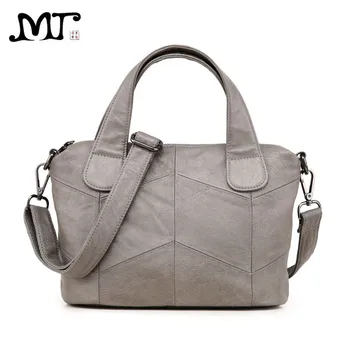 

MJ Women Genuine Leather Bag Female Real Cow Leather Handbag Small Tote Bags Ladies Shoulder Handbag Messenger Bag for Women