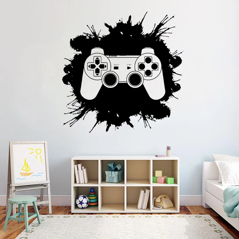 Gamer Vinyl Wand Aufkleber Spiel Room Decor Selbstklebende Gaming