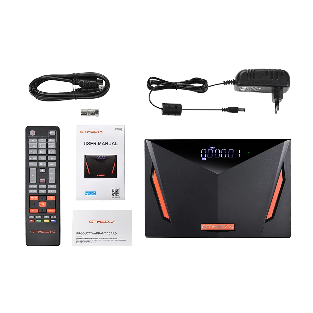 2022 Gtmedia V8 UHD 4k спутниковый ресивер DVB S2 Встроенный Wi-Fi Поддержка H.265 Φ/S2/S2X +
