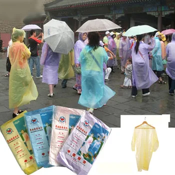 

Riding Disposable Raincoat Adult Emergency Waterproof Hood Poncho Travel Camping Must Rain Coat Unisex