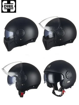 Motorcycle Helmet  Modular Dual Visors Double Lens Motorcross Off-road Helmet Open Full Face Motocross Helmet For Adult