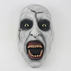Horror Nun Mask Маска монахини ужасов Косплей валак страшная Половина лица латексные маски Шлем Хэллоуин вечерние реквизиты Прямая поставка - Цвет: Horror Nun Mask