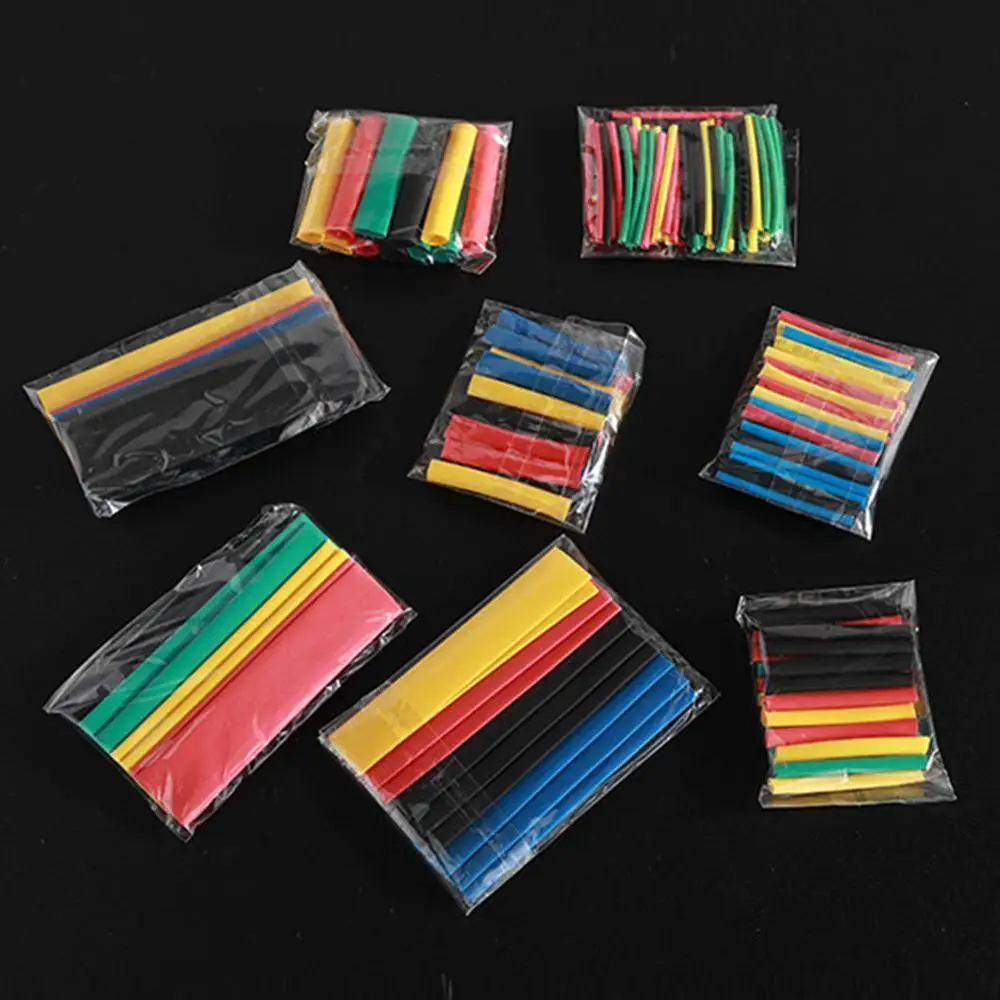 164 шт. термоусадочные полиолефиновые трубки изоляция в ассортименте комплект