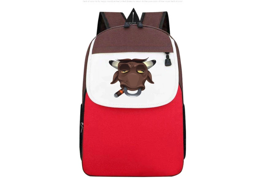 

Children Backpack Fashion Funny Cartoon Print Book Backpacks Large Capacity School Bags For Teenage boys Girls Mochilas Female