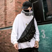 Многофункциональные поясные сумки в стиле хип-хоп, модные многофункциональные сумки из ткани Оксфорд с ремнем, сумки унисекс, сумки через плечо