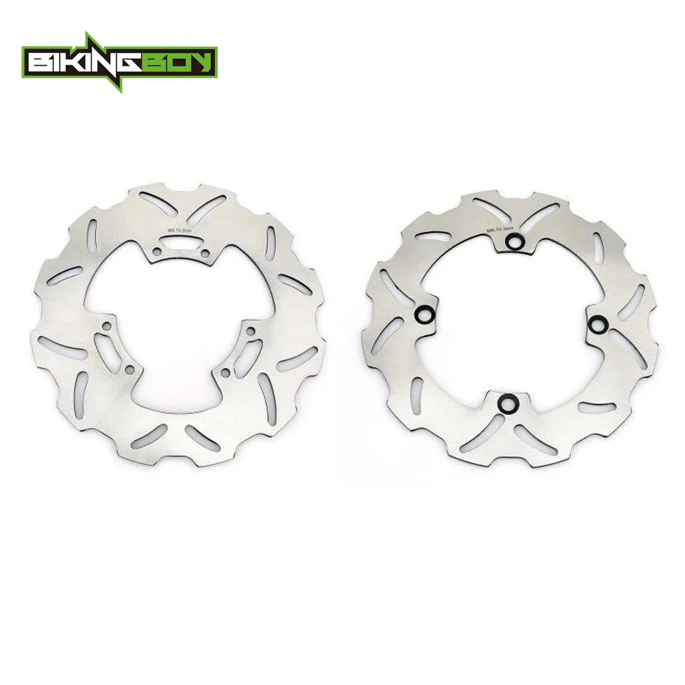 BIKINGBOY спереди и сзади тормозные диски роторов для Honda CR 125 R E 1998 1999 2000 2001 CR 250 R E 1997 1998 1999 2000 2001