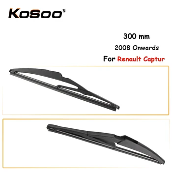 

KOSOO Auto Rear Car Wiper Blade For Renault Captur,300 mm 2008 Onwards Rear Window Windshield Wiper Blades Arm,Car Accessories