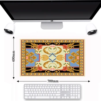 

Large Waterproof Persian Carpet Natural Rubber Mouse Pad Anti-slip Laptop Gaming Big Mousepad Office Retro Style Carpet Muismat