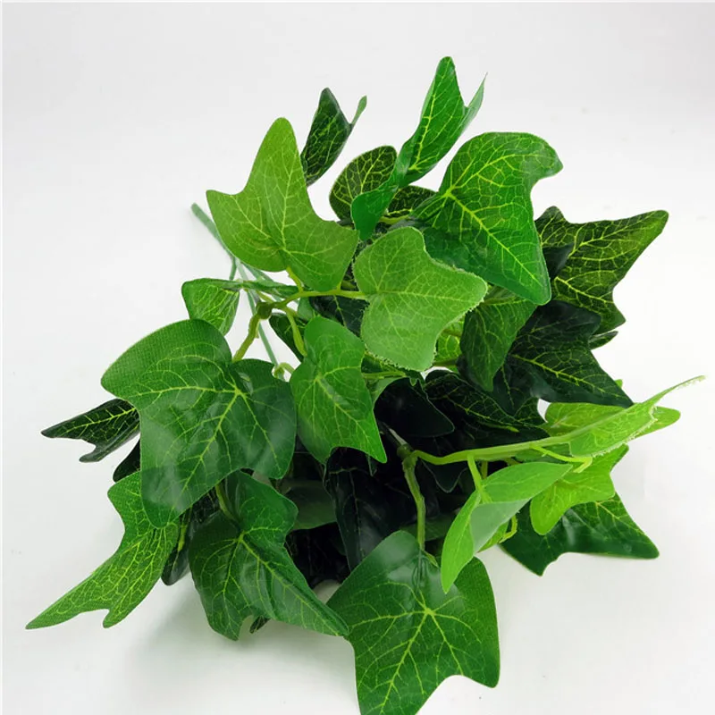 Boston ivy 2 шт./компл. искусственные растения Украшение на открытом воздухе Офис сад Искусственные цветы лист сделать пряди листьев искусственная трава завод - Цвет: Boston ivy