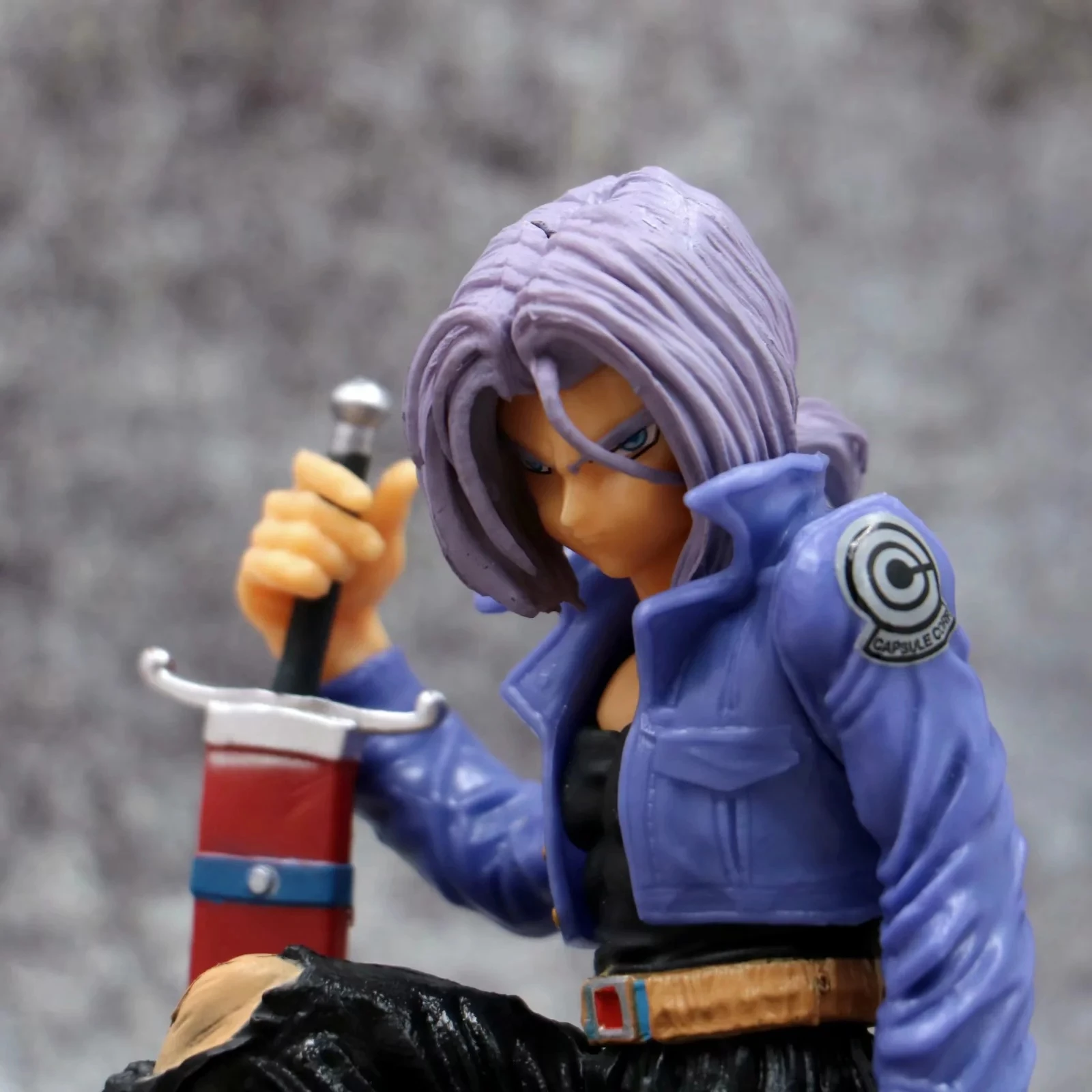 Classic Anime Dragon Ball Super Saiyan Future Long Hair Trunks Action  Figure Model Decoration Collection Novelty Toy 12 Cm 7-12y - Action Figures  - AliExpress