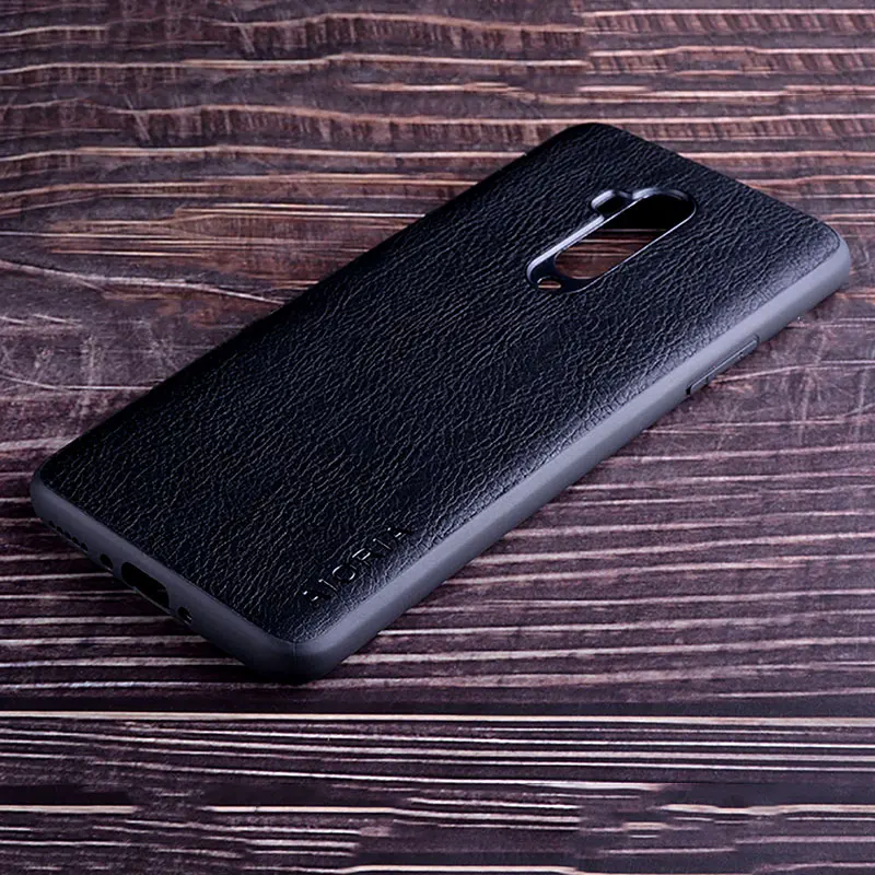 Чехол для oneplus 7t pro funda роскошный винтажный кожаный чехол с мягким TPU + PC жестким