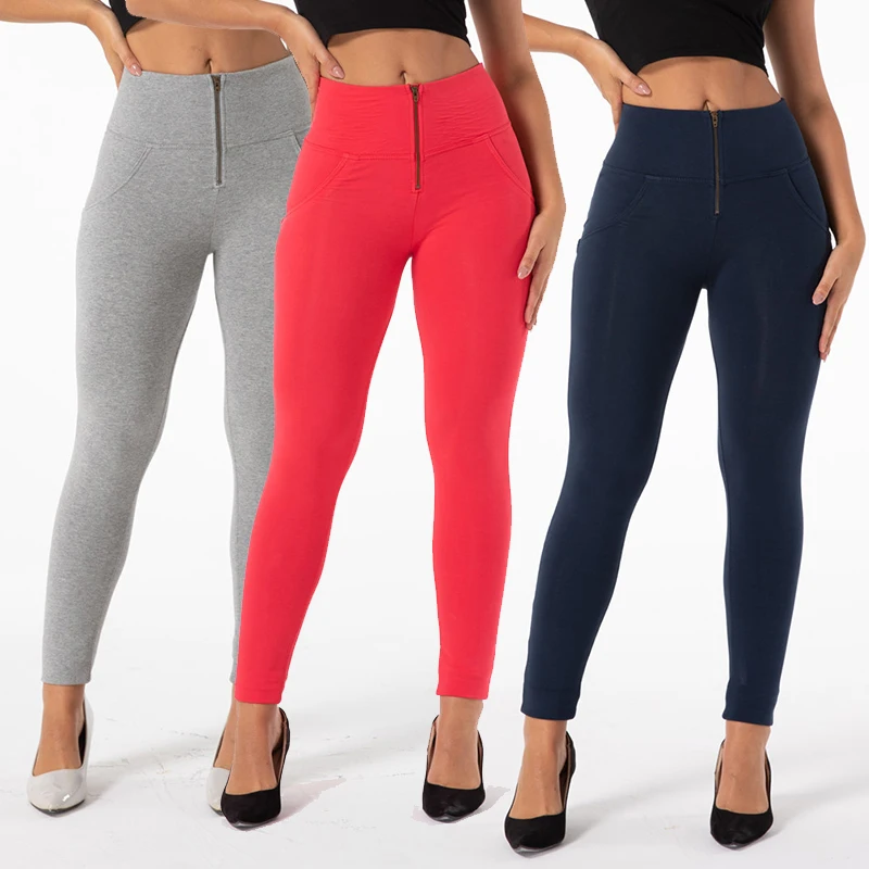 

Sexy Women Plus Size High Waist Leggings Elastic Small-leg Pencil Pants Slim Skinny Stretch Trousers