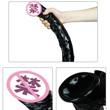 41*5.5cm Super Long Dildo with Suction Cup Realistic Huge Penis Lesbian Large Dick Sex Toys For Women Giant Big Soft Horse Dildo 3