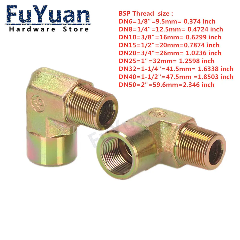 1個高圧油圧オイルチューブ遷移継手エルボ1/8 