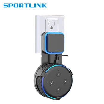 

Outlet Wall Mount Hanger Holder Stand for Amazon Alexa Echo Dot 3nd Generation Space Saving Stand Bracket Assistants Accessories