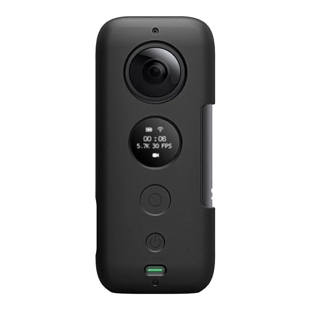 PULUZ силиконовый защитный чехол с крышкой объектива для Insta360 ONE X аксессуары для спортивной камеры