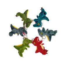 12 см динозавр плюшевые игрушки хобби мультфильм тираннозавр мягкая игрушка куклы брелок Подвеска для детей день рождения Рождественский подарок