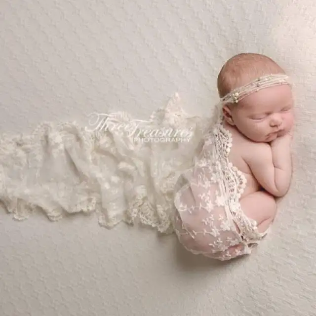 Newborn Photography Props Lace Wrap , Newborn photo prop, Natural newborn wrap Bebe Photography Accessories Fotografo Wrap newborn photography props studio shooting photo prop accessories baby mini camera slr cameras for bebe fotografia picture diy