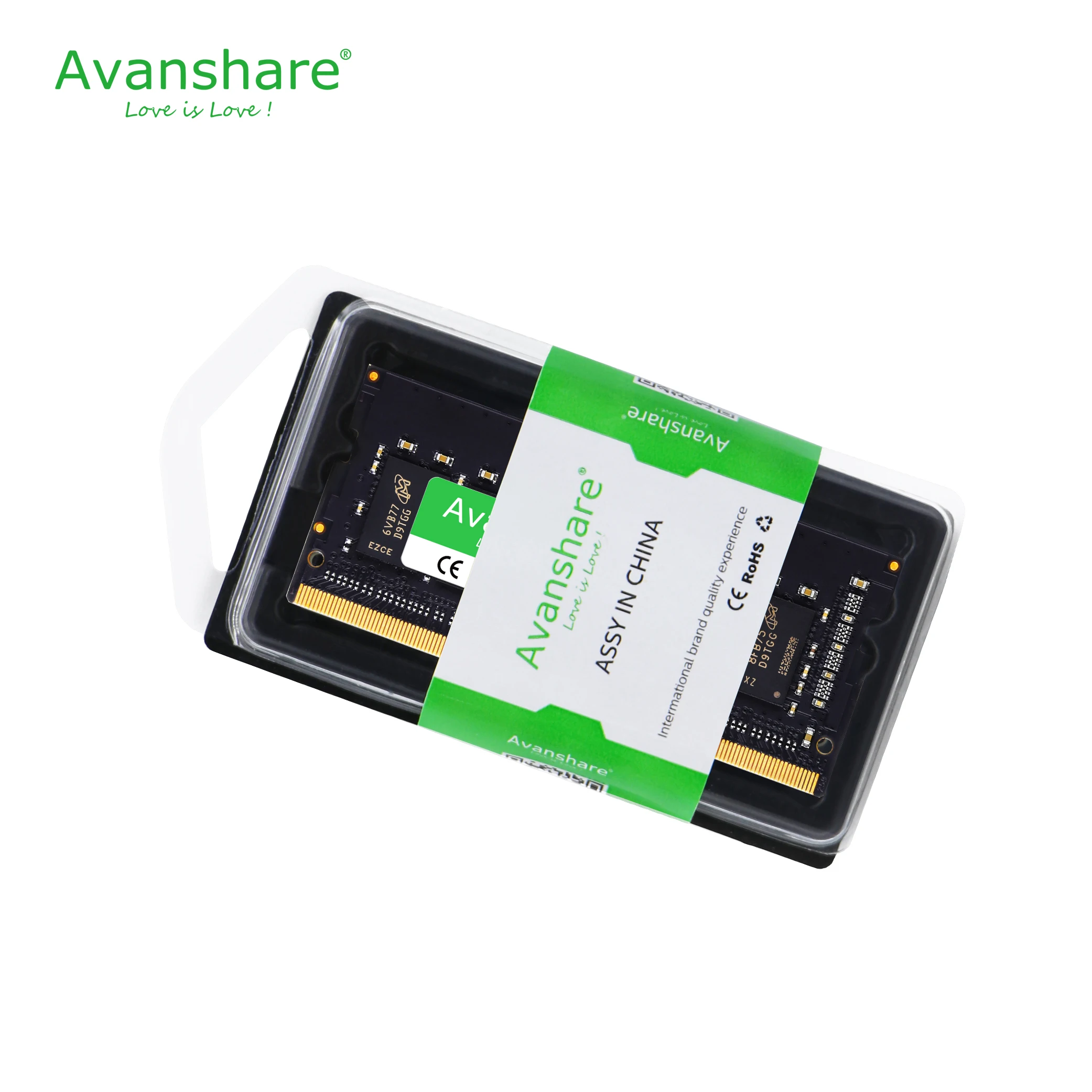 Оперативная память Avanshare ddr4, 4 ГБ, 8 ГБ, 2666 МГц, 2400 МГц, sodimm, память для ноутбука, совместимая с памятью ddr4, ноутбук