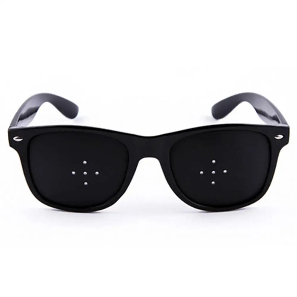 1pcs Anti-Myopia PinHole Glasses,Vision Correction SunGlasses Anti-Fatigue Therapy Care Eyesight Improver Pin Small Hole Glasses 