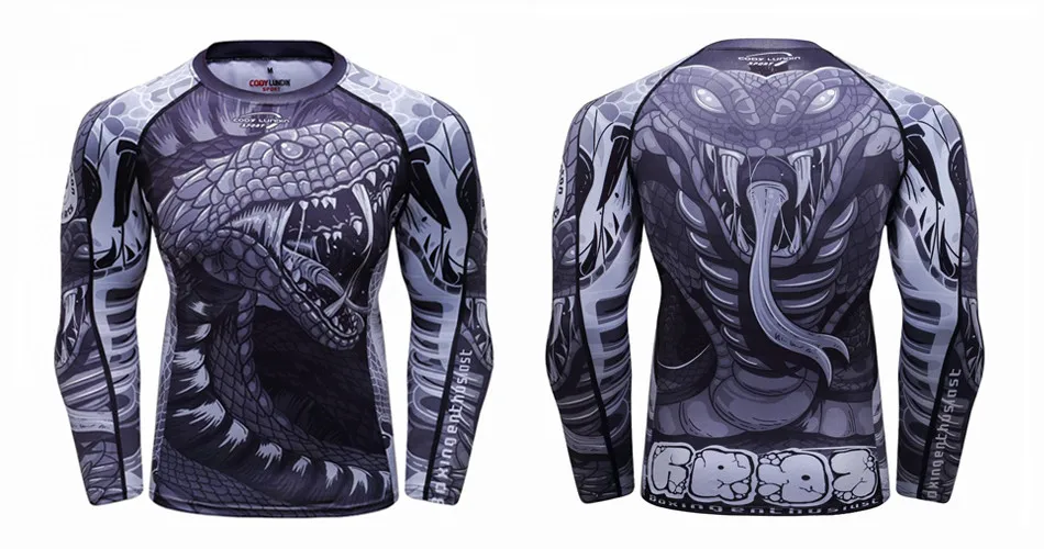 3D ММА футболка herren rashguard тематика «Бразильское джиу-джитсу» Футболка компрессионная футболка Муай Тай дышащие боксерские майки fight jersey Мужская