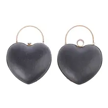 THINKTHENDO в форме сердца металлическая круглая коробка кошелек рамы для ручек для DIY клатч, сумка для выхода аксессуары