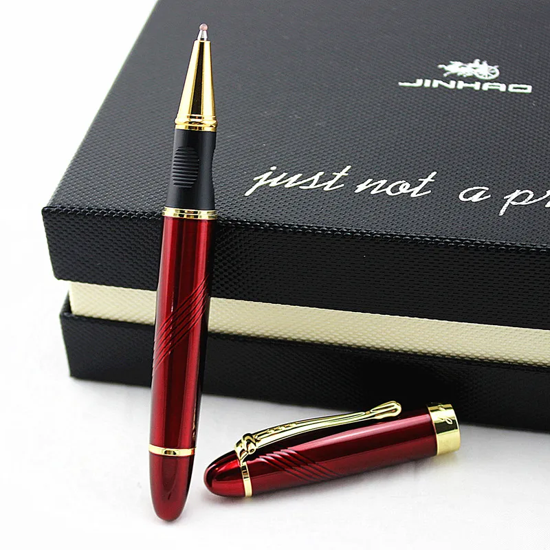 JINHAO X450 металлическая шариковая ручка, роскошная Шариковая ручка для бизнес-подарков, канцелярские принадлежности для офиса, школы, материал, канцелярские принадлежности