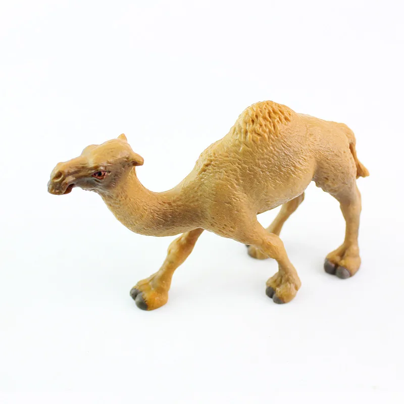 Cross Border Лидер продаж модель диких животных один пик в верблюжьем пластике Твердые статические детские игрушки украшения подарок