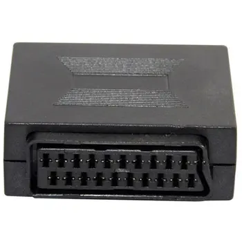 

Exquisitely Designed Durable 21 Pin Scart Coupler Cable Lead Joiner Connector Adaptor Female to Female Socket