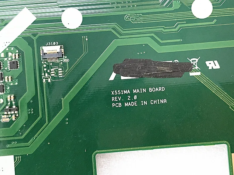 X551MA For ASUS X551MA Laptop Motherboard X551MA motherboard REV2.0 N2840 Test