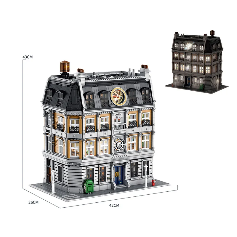 6040 шт. Супермен MOC 30628 Доктор Стрэндж Sanctorum душ Мститель строительные блоки