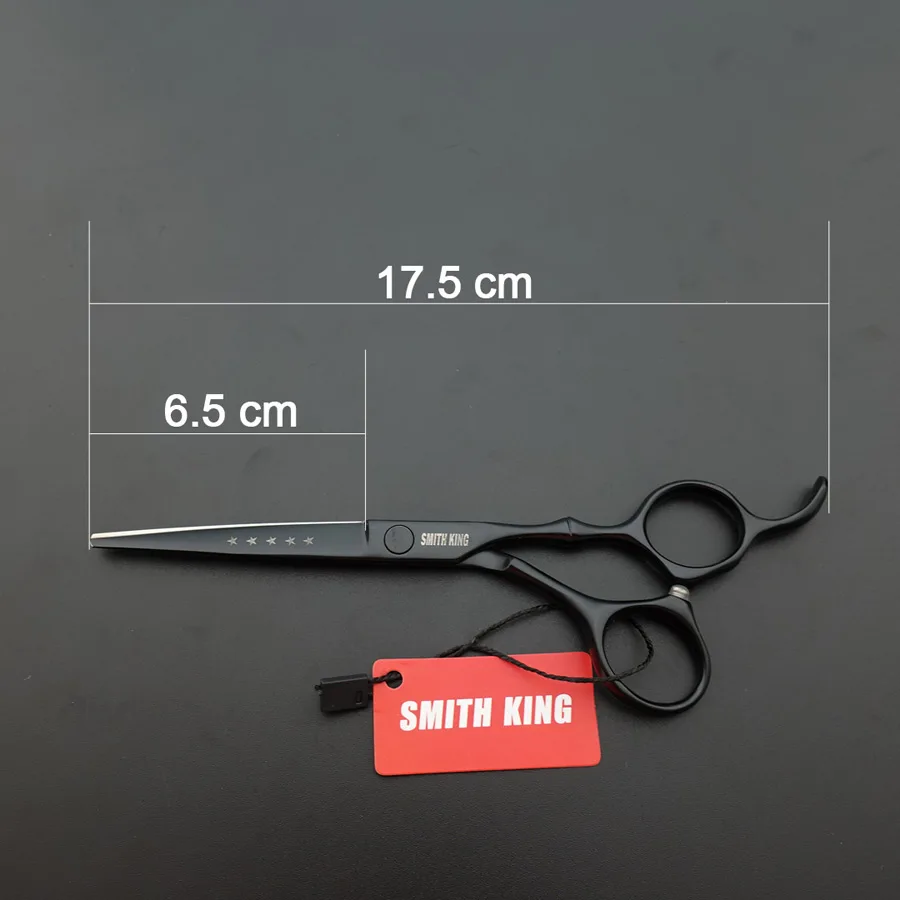 SMITH KING 전문 헤어 드레싱 가위, 6인치 커팅 가위+엷게 하는 가위/가위+면도기/얇게 하는 빗+키트/케이스