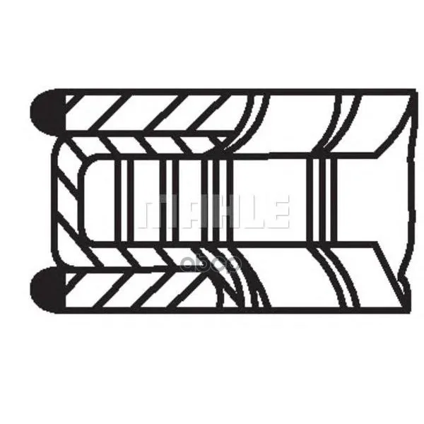 Кольца Поршневые 1шт Mercedes 2.8-4.2 M112 =89.9 1.5x1.75x3 Std Mahle/Knecht арт. 00114N0