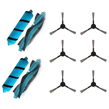 

Main Brush Side Brush Kit for Cecotec Conga 4090 Viomi V2 Pro Mijia STYJ02YM ing Mopping Robot Vacuum Cleaner