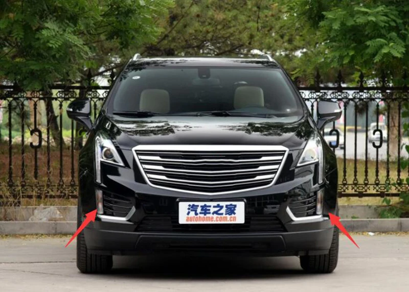 Светодиодные дневные ходовые огни для Cadillac XT5 Противотуманные фары drl с желтым поворотным сигналом