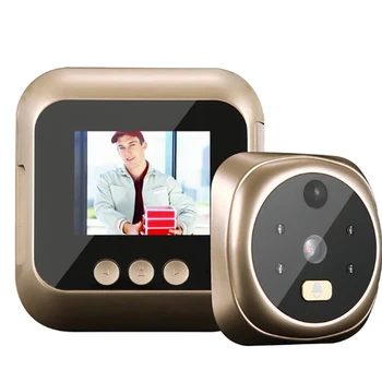 

135 Degree Angle Visual Peephole Infrared night vision Doorbell Automatic Photo Recording Motion Detection Security Doorbell